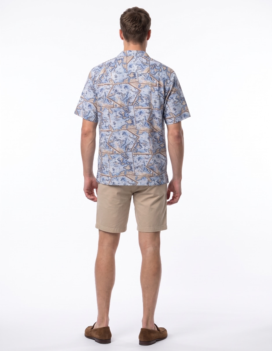 Camisa casual manga corta para hombre 2