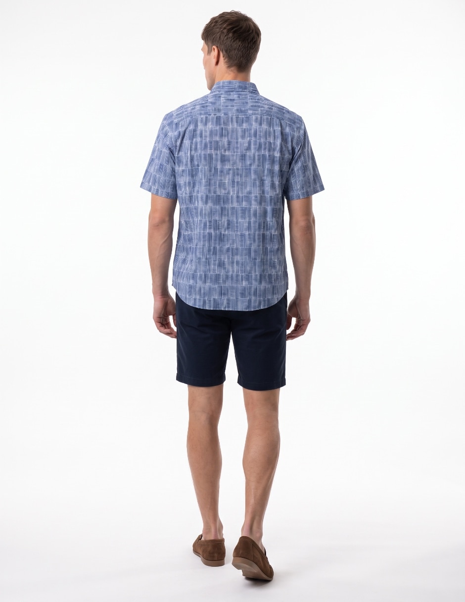Camisa casual manga corta para hombre 2