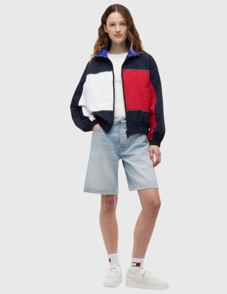 Chamarra rompevientos impermeable para mujer 6