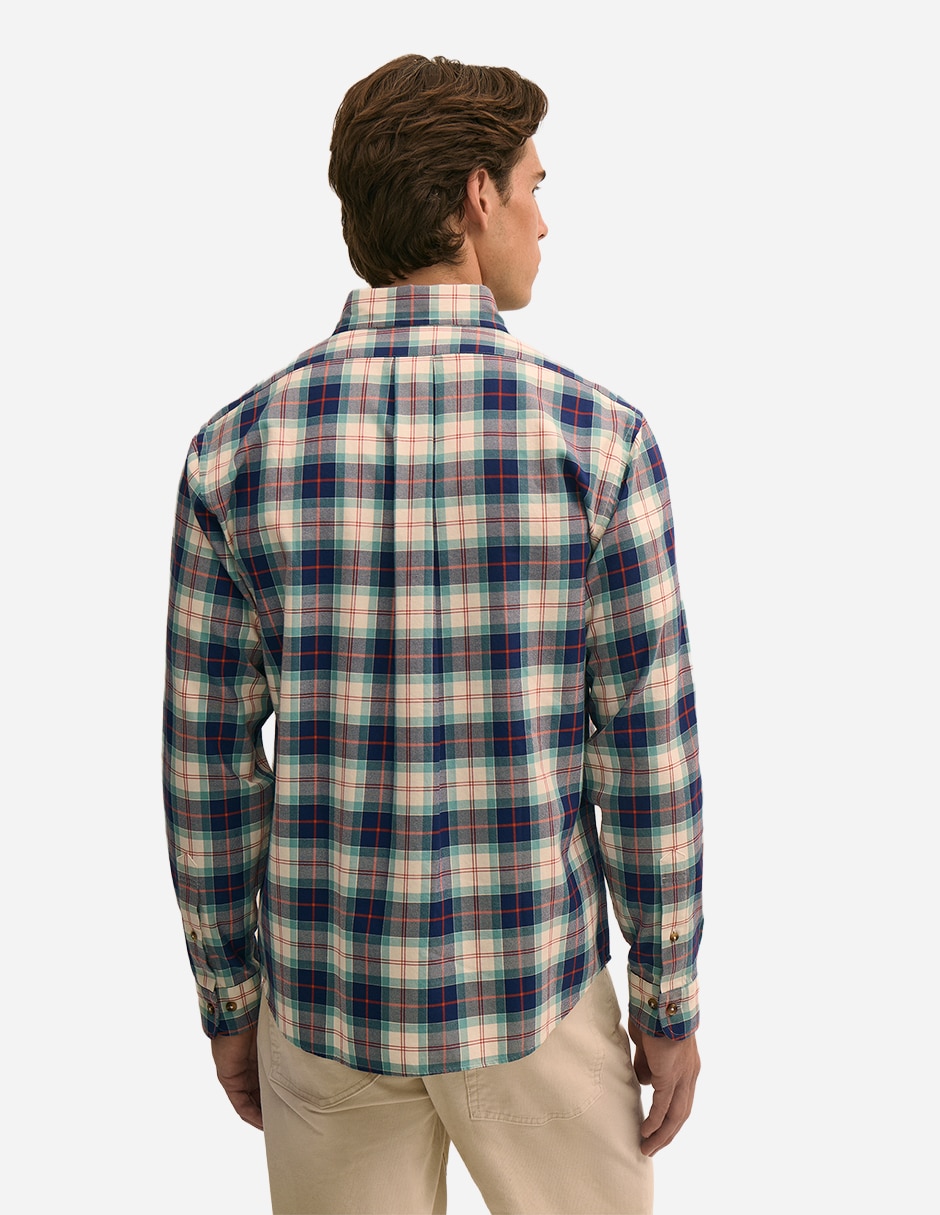 Camisa casual b brothers manga larga para hombre 3