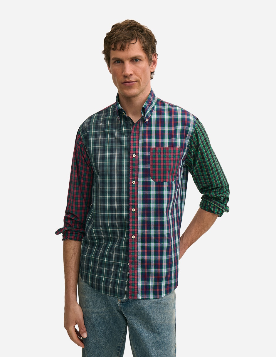 Camisa casual b brothers manga larga para hombre Camisa casual b brothers manga larga para hombre