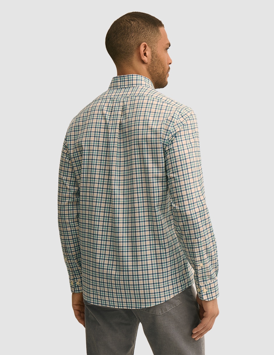 Camisa casual b brothers manga larga para hombre 2