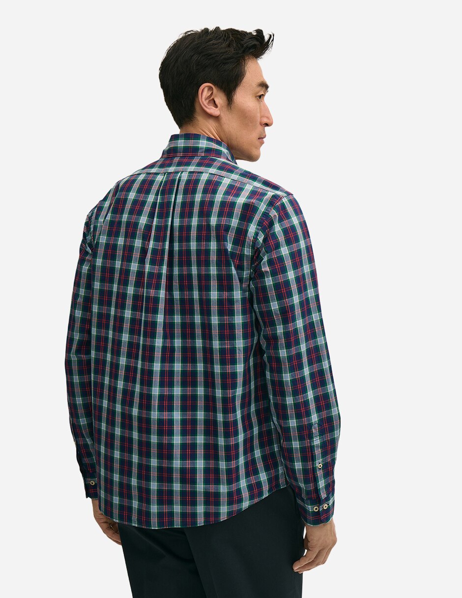 Camisa casual b brothers manga larga para hombre 2