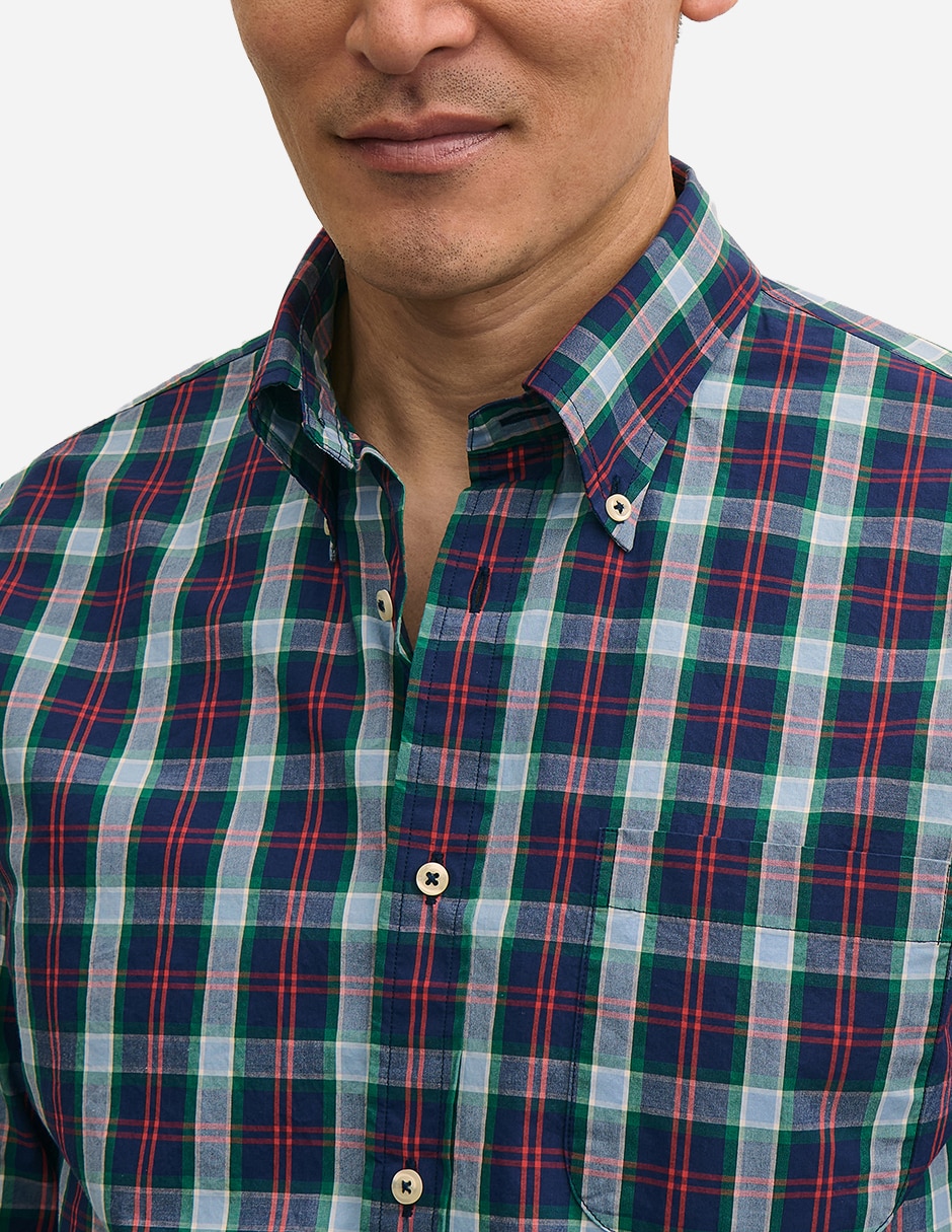Camisa casual b brothers manga larga para hombre 4