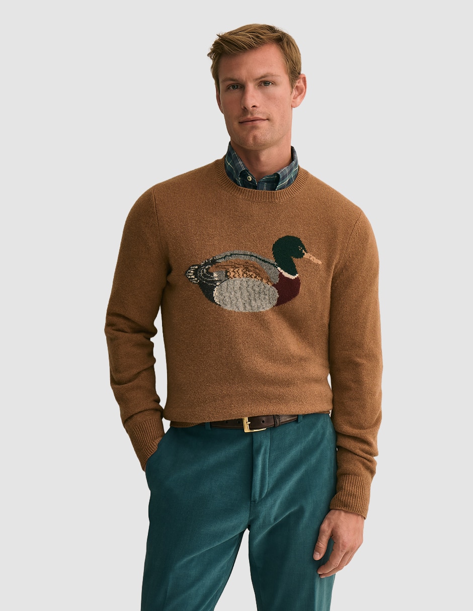 Suéter b brothers cuello redondo para hombre Suéter b brothers cuello redondo para hombre