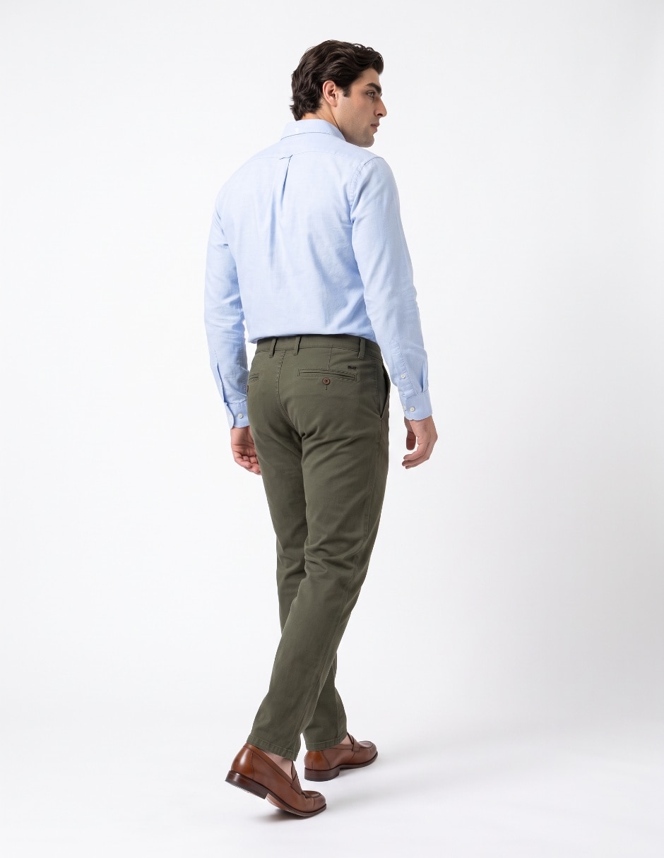 Pantalón casual chino straight para hombre 2