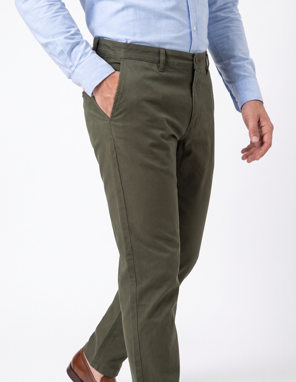 Pantalón casual chino straight para hombre 3