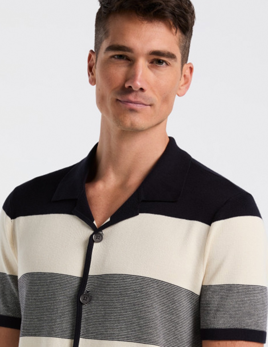 Camisa casual manga corta para hombre 4