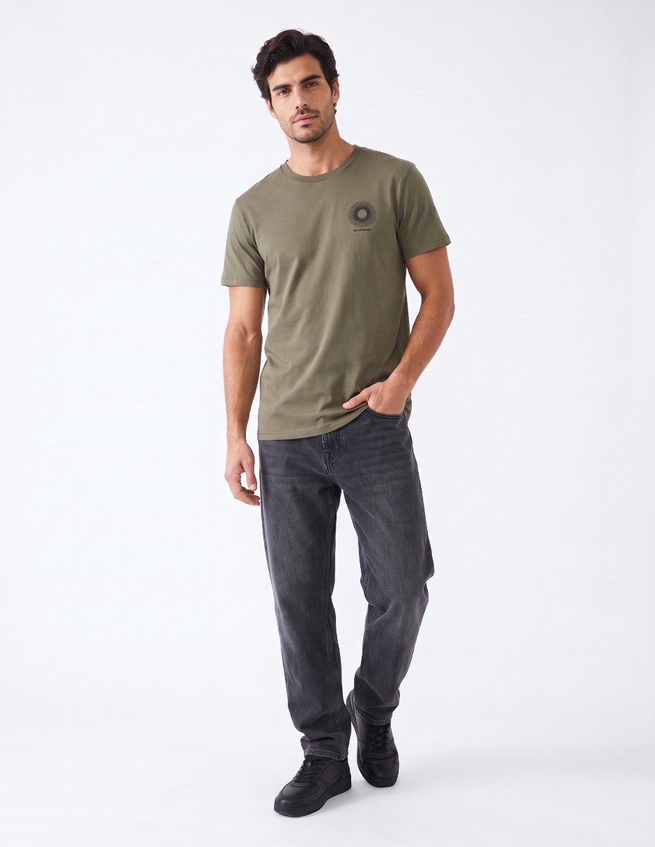 Playera cuello redondo para hombre 4
