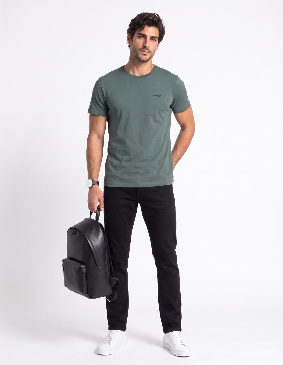 Playera cuello redondo para hombre 4