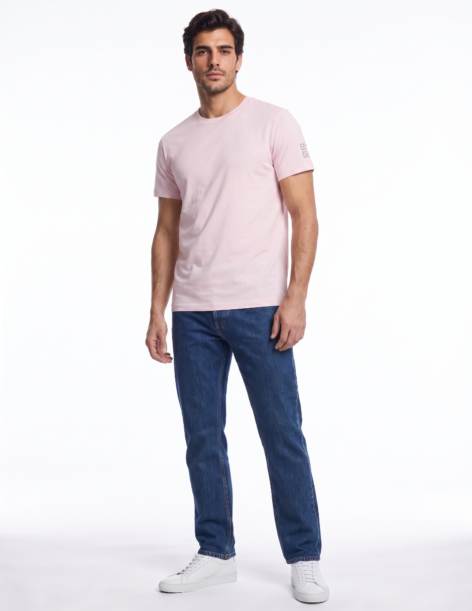 Playera cuello redondo para hombre 4