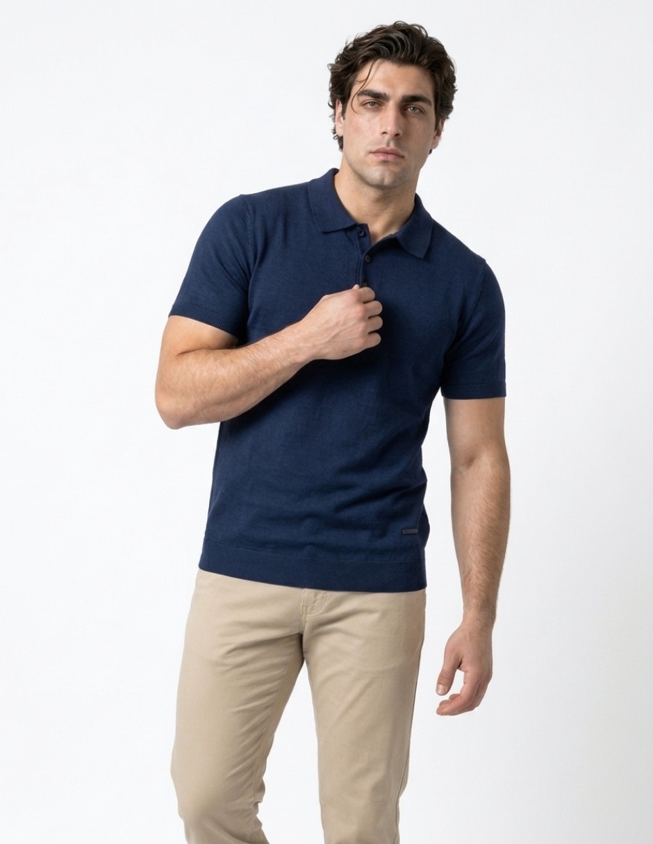 Playera tipo polo para hombre