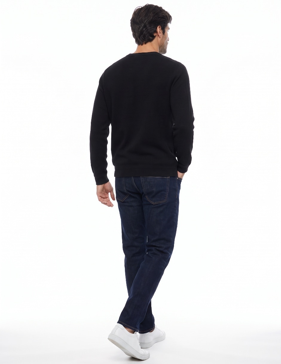 Suéter cuello redondo para hombre 2