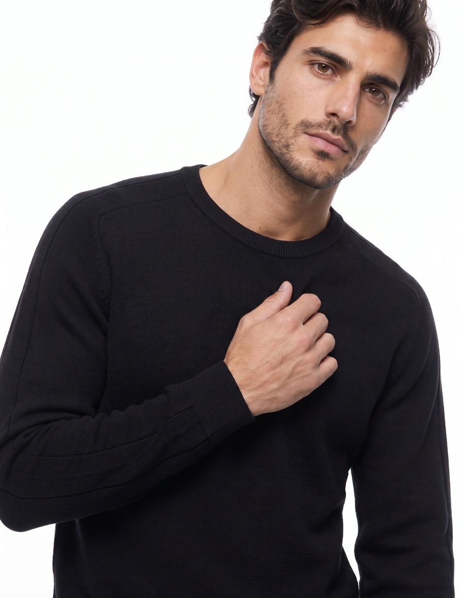 Suéter cuello redondo para hombre 3