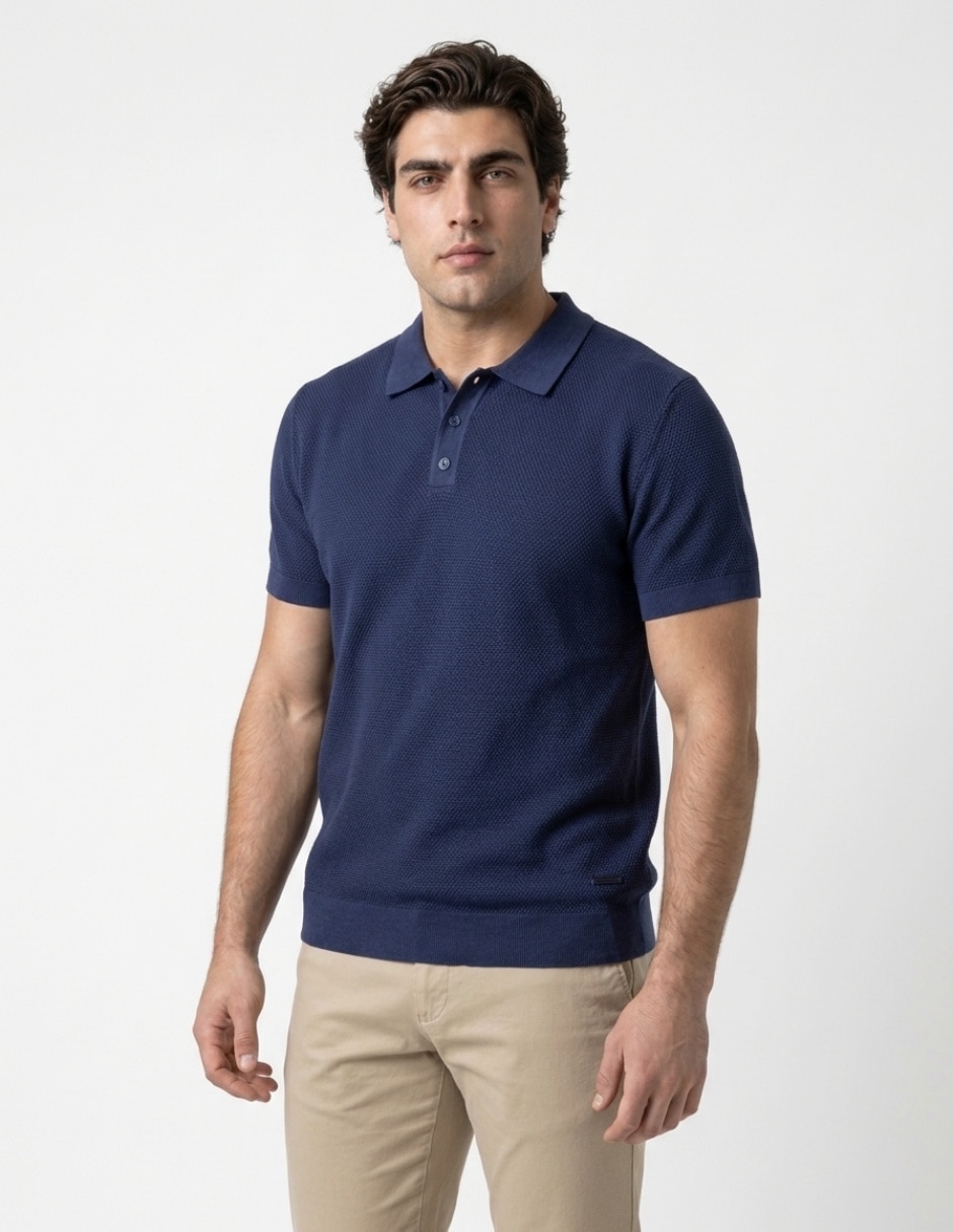 Playera tipo polo para hombre