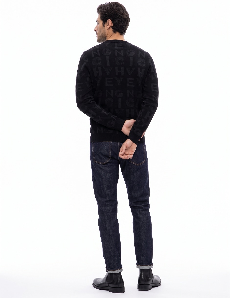 Suéter cuello redondo para hombre 2