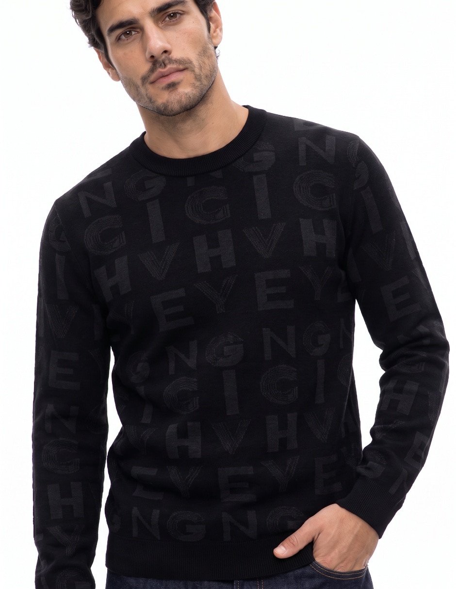 Suéter cuello redondo para hombre 4
