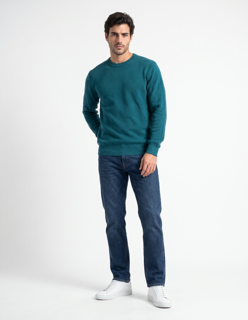 Suéter cuello redondo para hombre 3