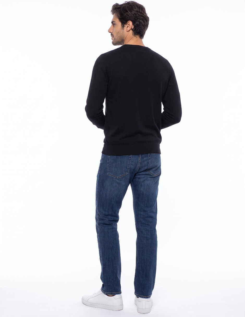 Suéter cuello redondo para hombre 2