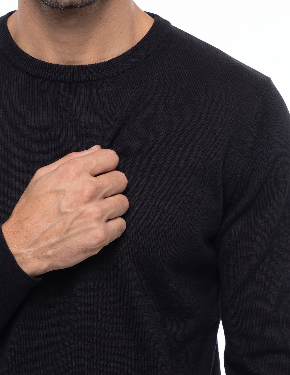 Suéter cuello redondo para hombre 3