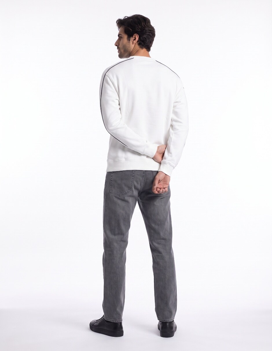 Suéter cuello redondo para hombre 2
