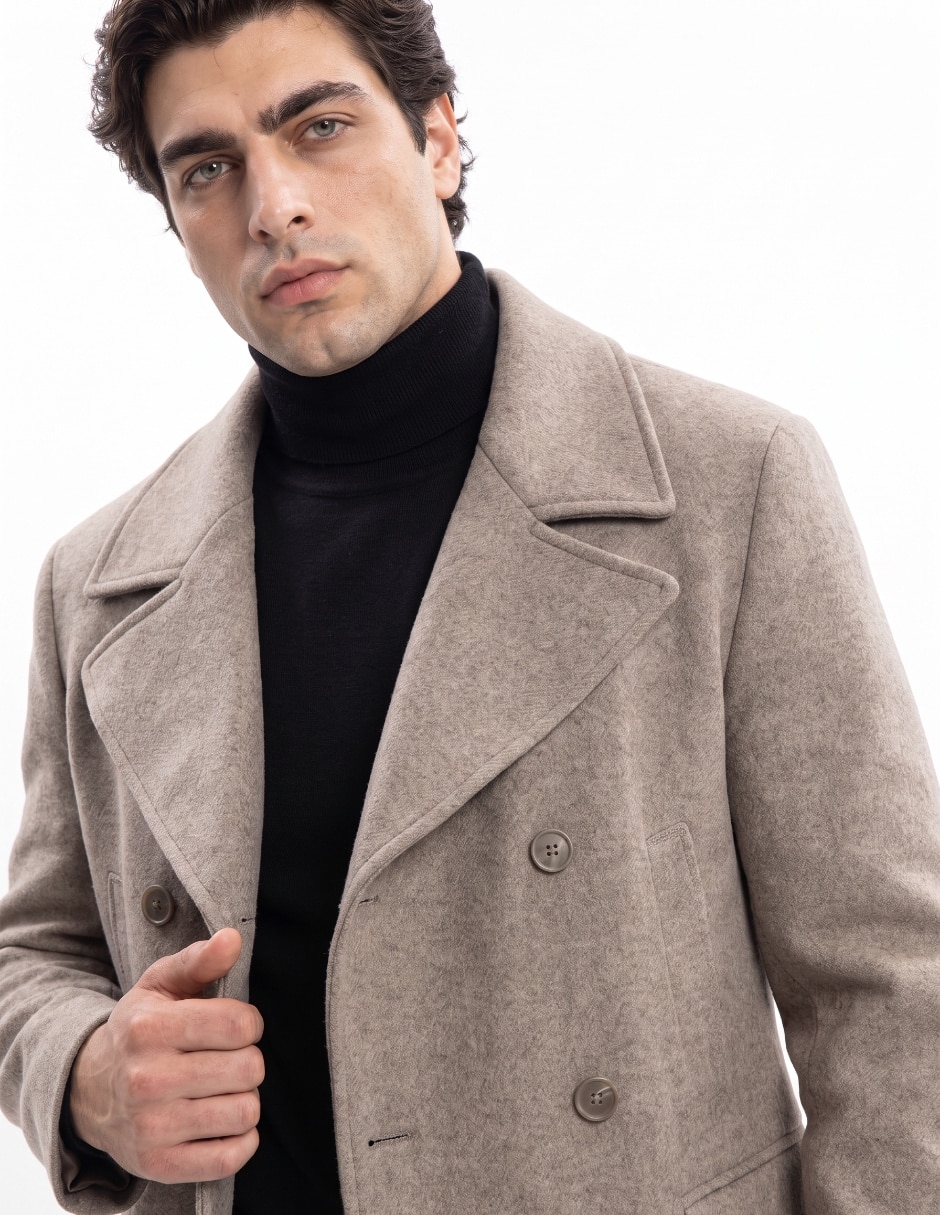 Abrigo con bolsillos para hombre 4