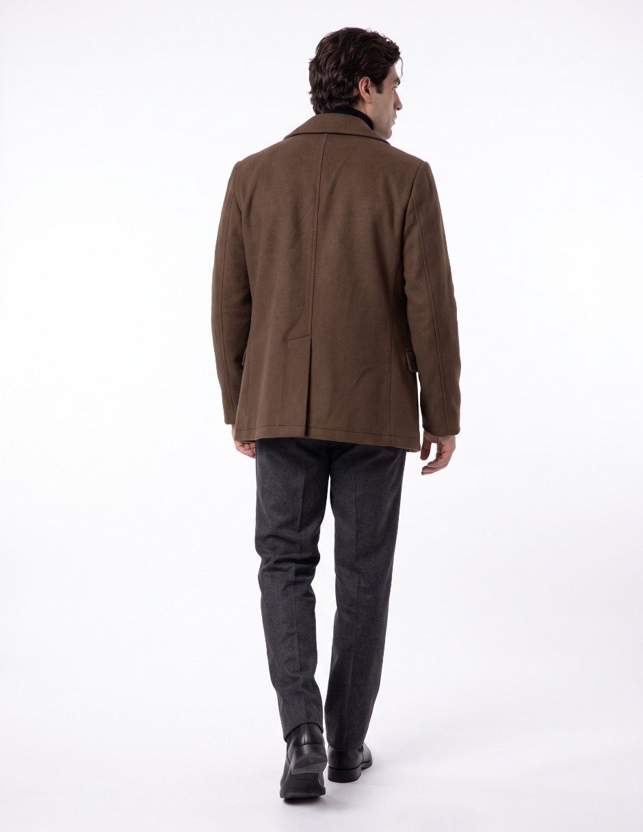 Abrigo con bolsillos para hombre 2
