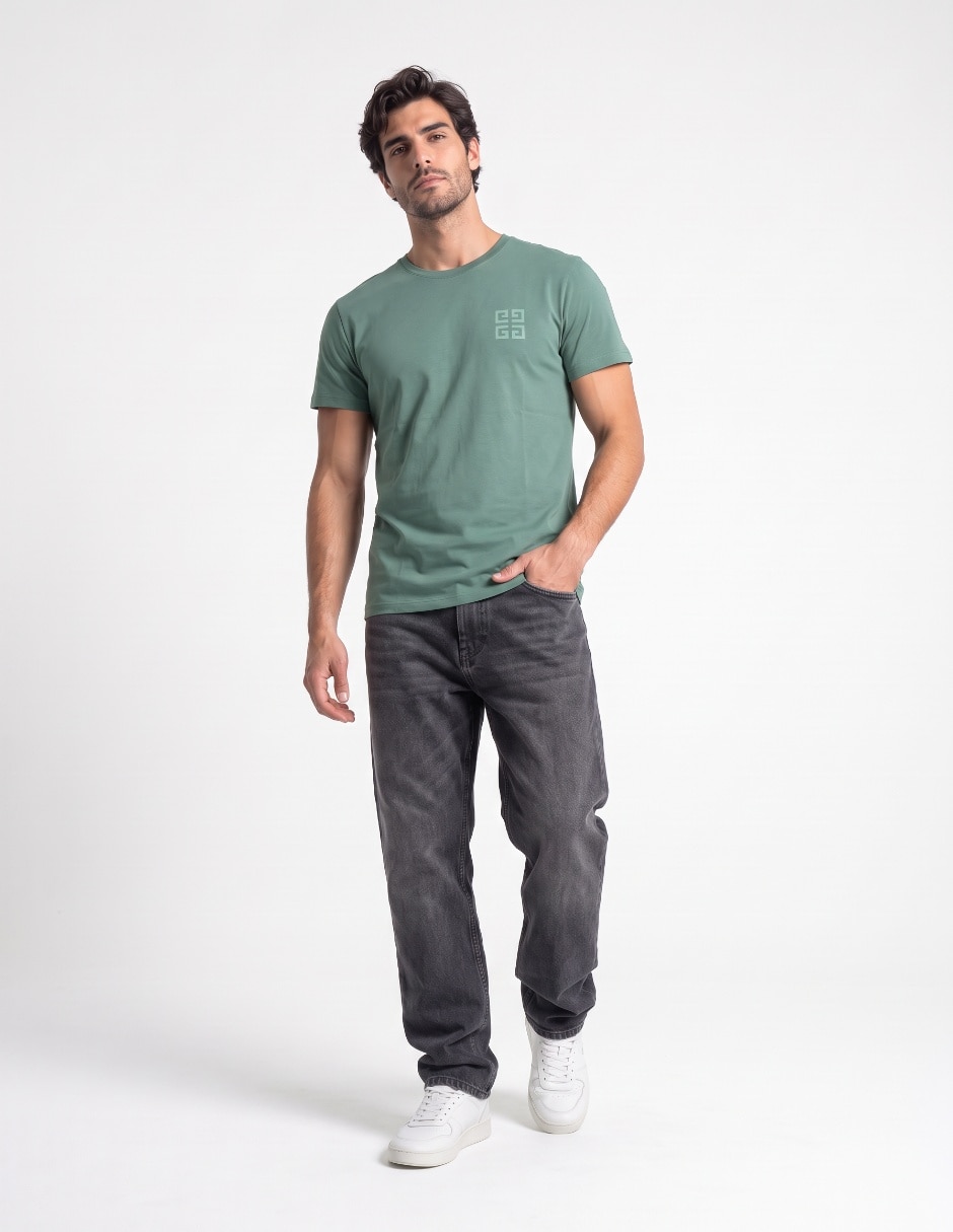 Playera cuello redondo para hombre 4