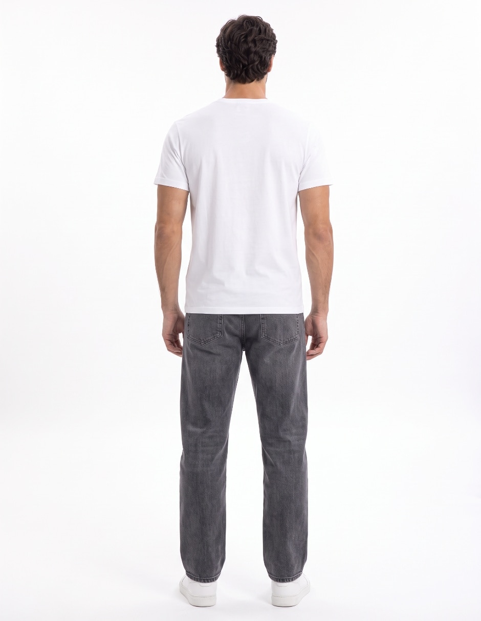 Playera cuello redondo para hombre 2