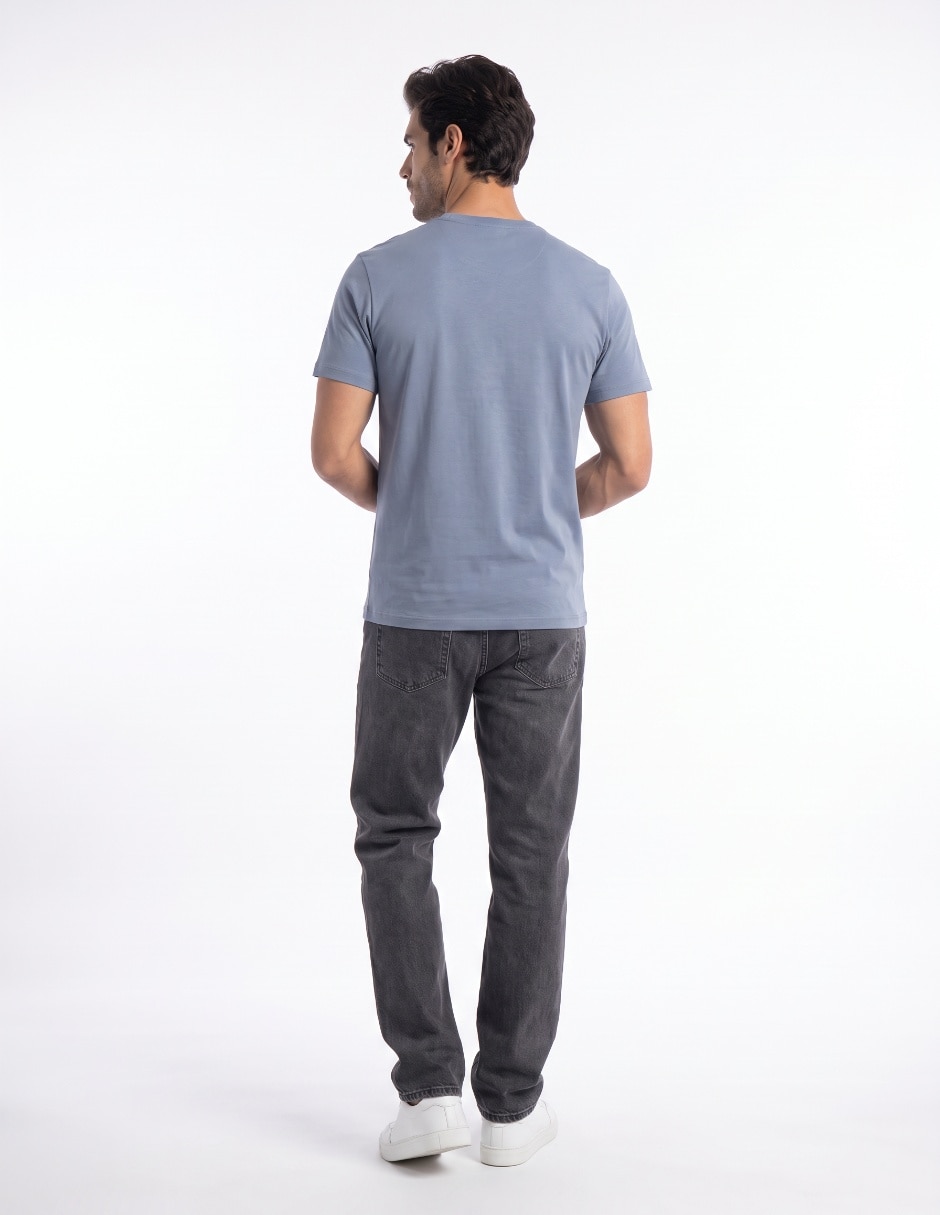 Playera cuello redondo para hombre 2