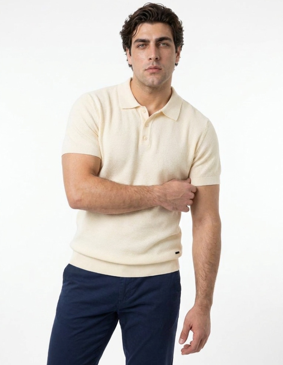 Playera tipo polo para hombre