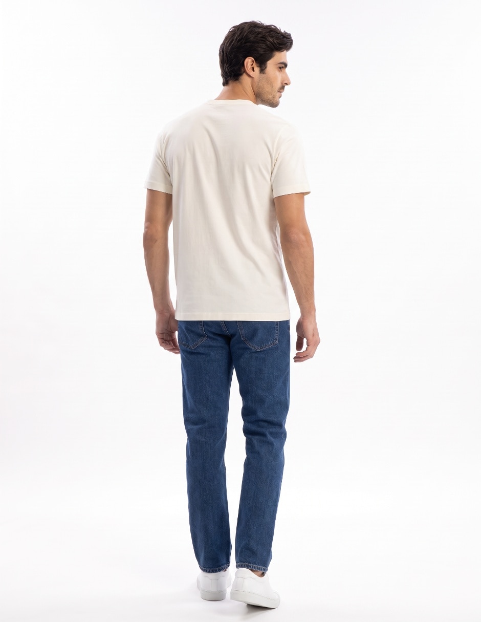 Playera cuello redondo para hombre 2