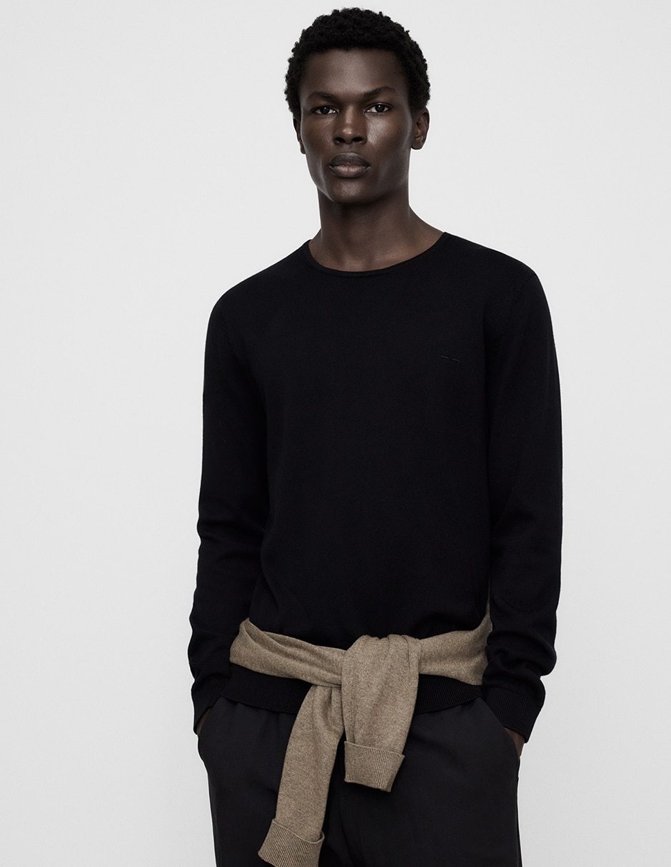 Suéter cuello redondo para hombre