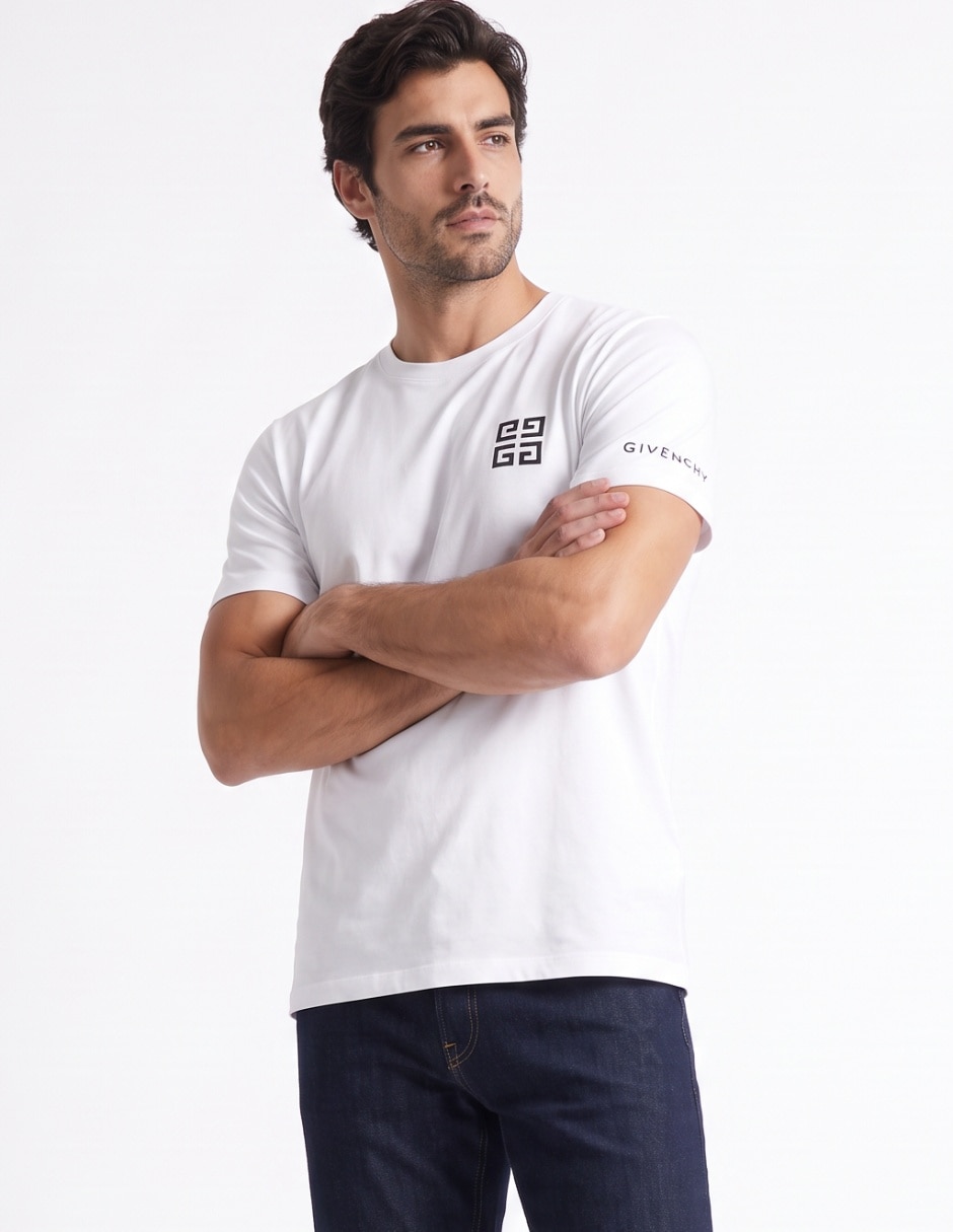 Playera cuello redondo para hombre