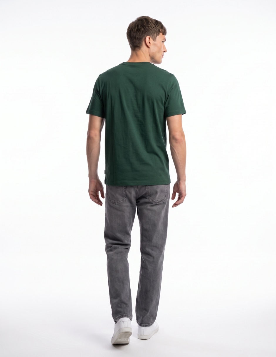 Playera cuello redondo para hombre 2