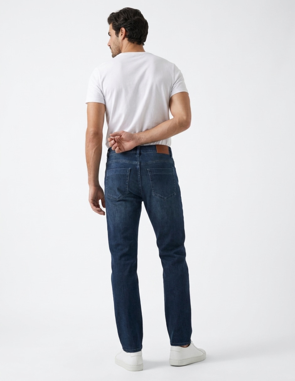 Pantalón s/pinzas para hombre 2