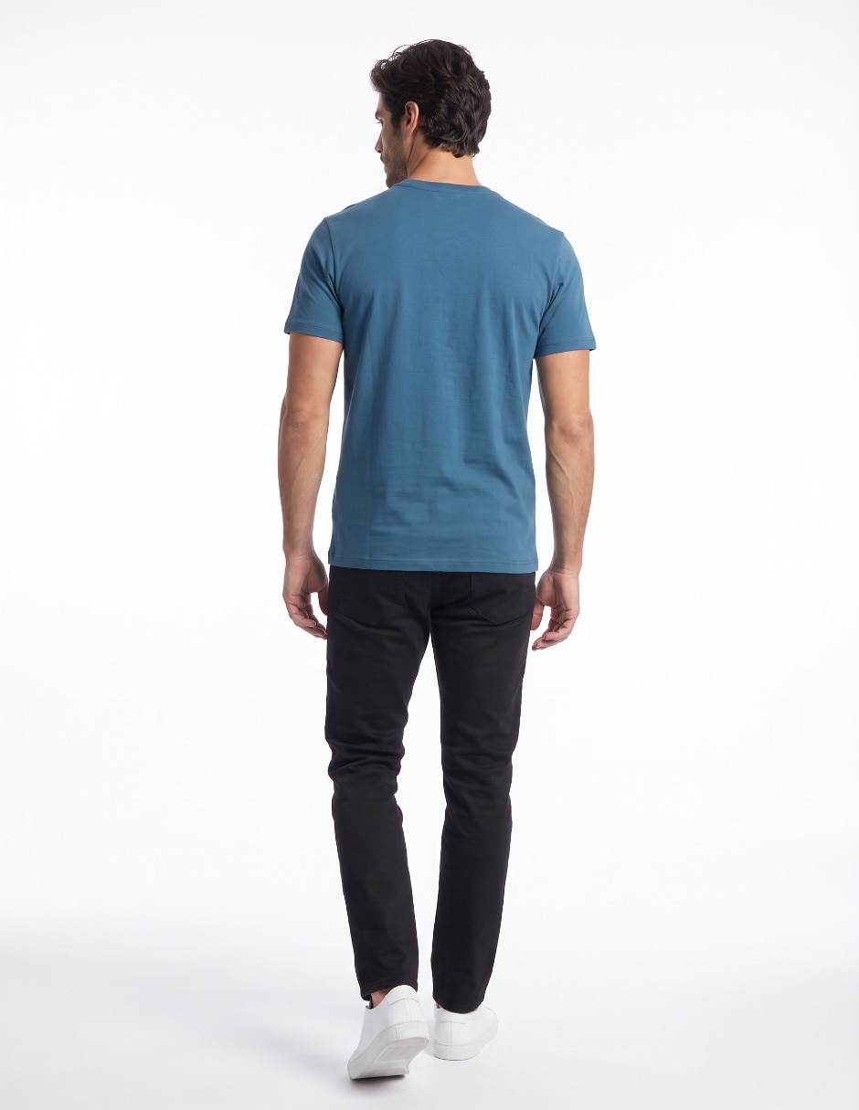 Playera cuello redondo para hombre 2