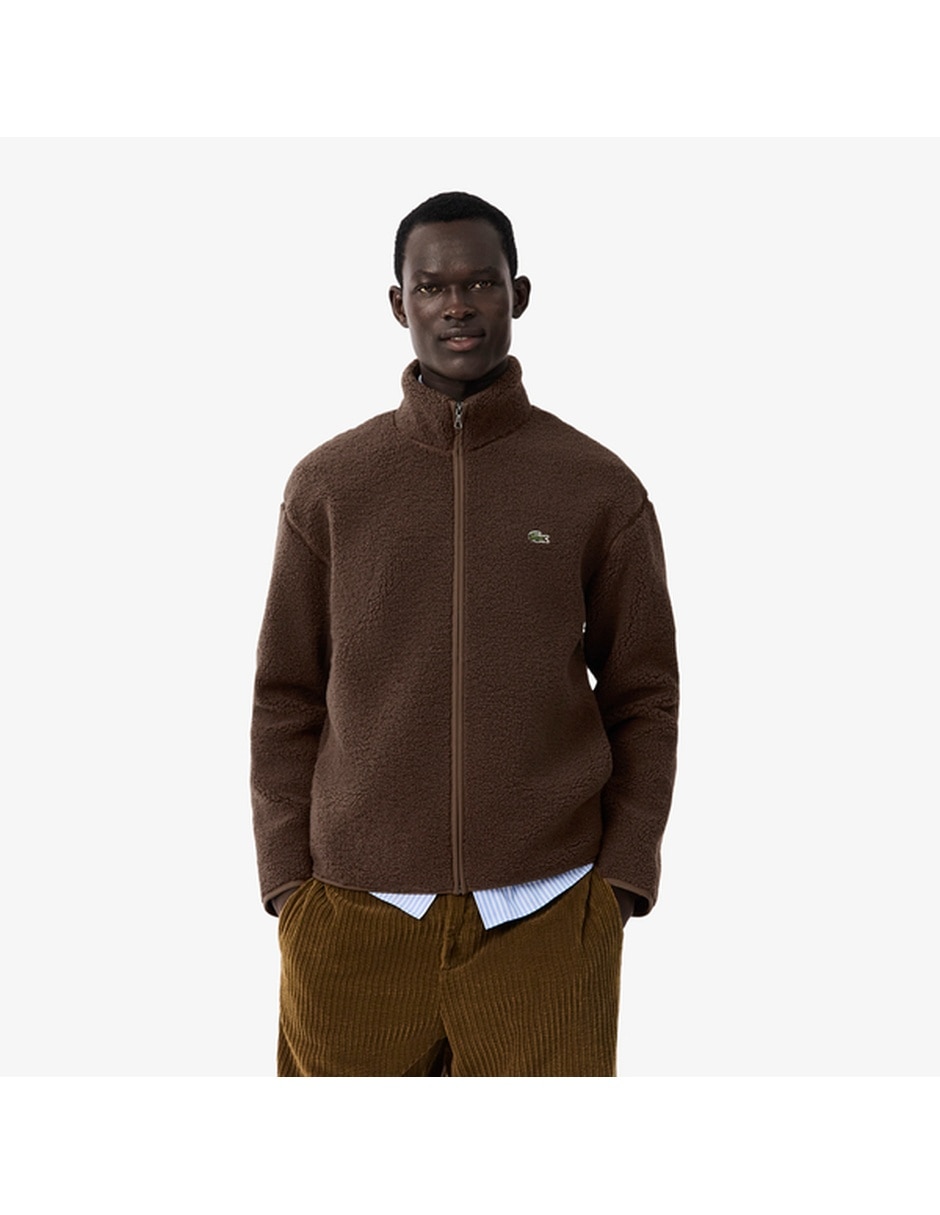 Chamarra parka impermeable cuello con cierre para hombre 5