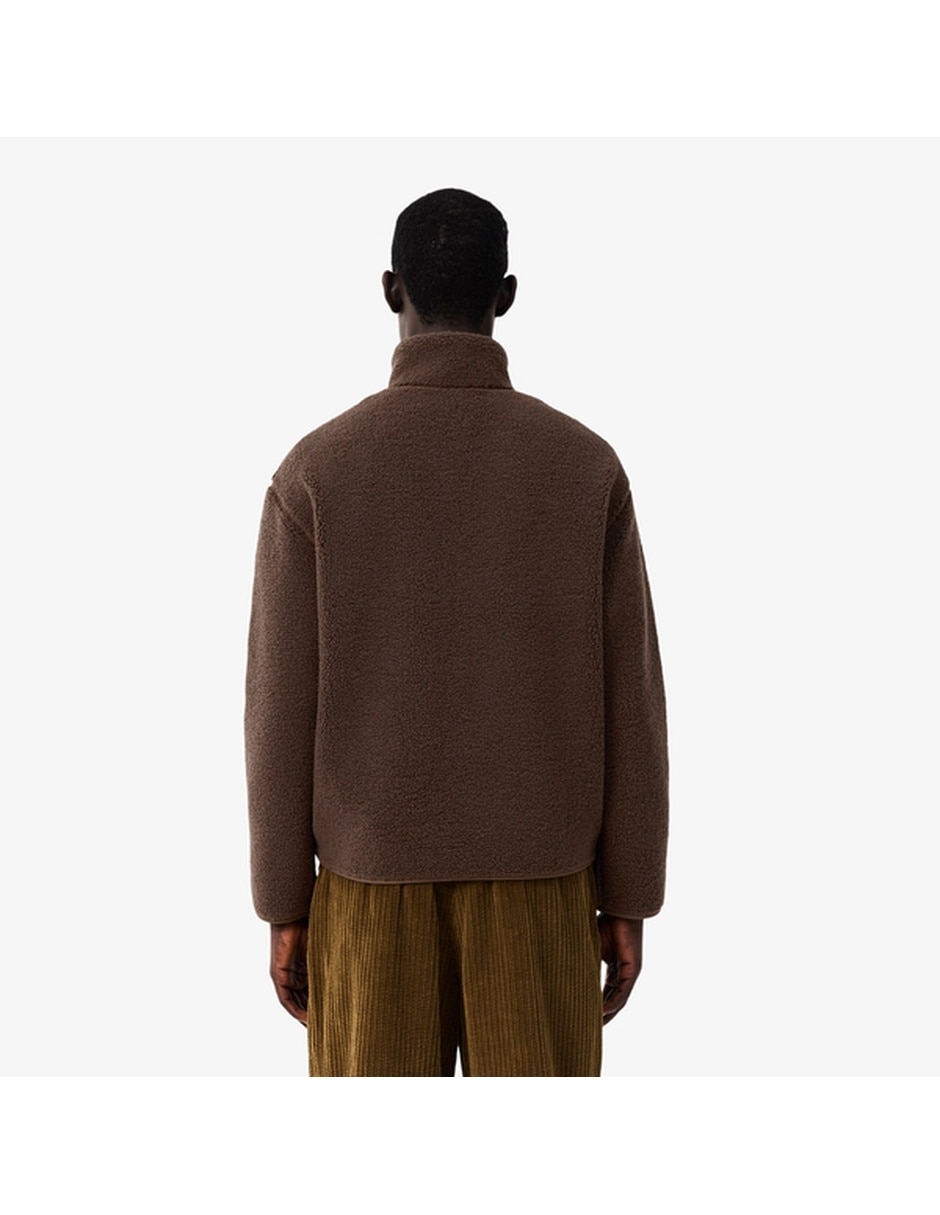 Chamarra parka impermeable cuello con cierre para hombre