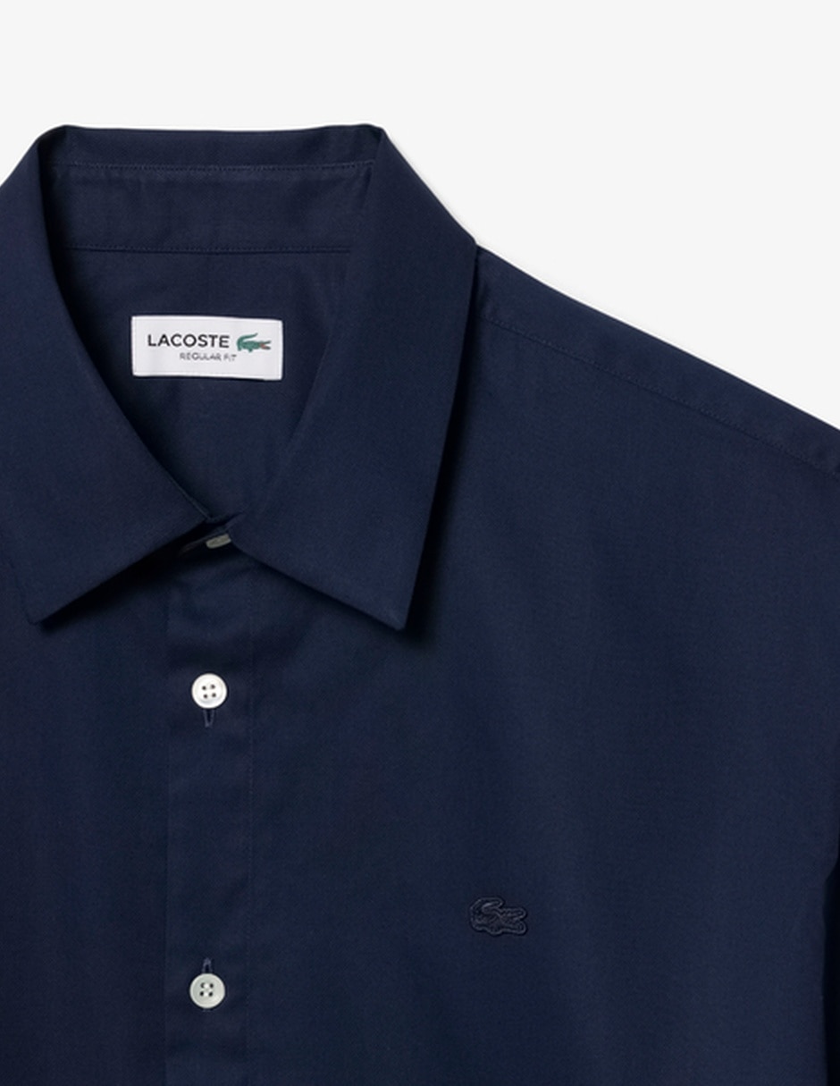 Camisa casual de algodón manga larga para hombre 2