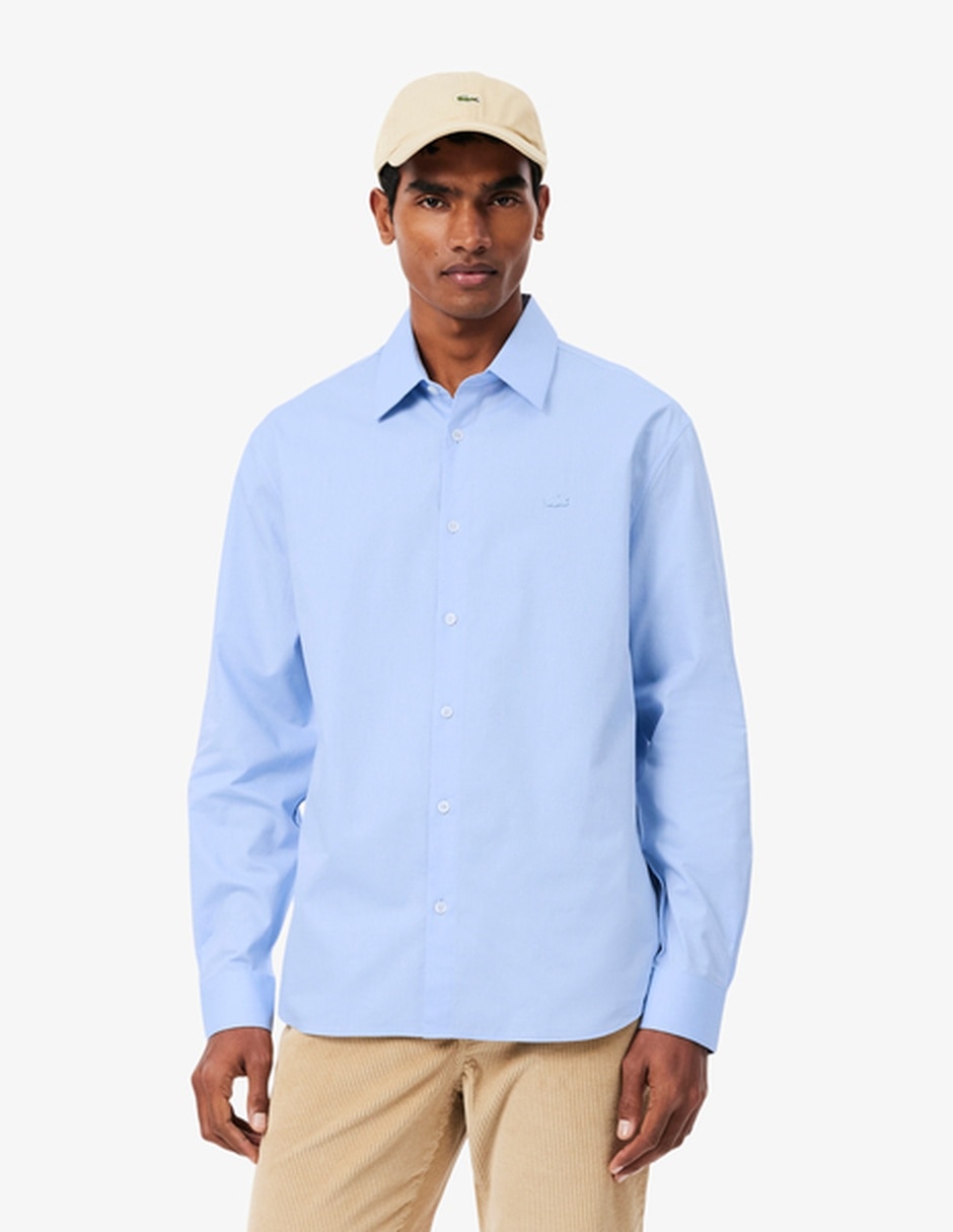 Camisa Casual de (si aplica) Algodón manga Larga para hombre