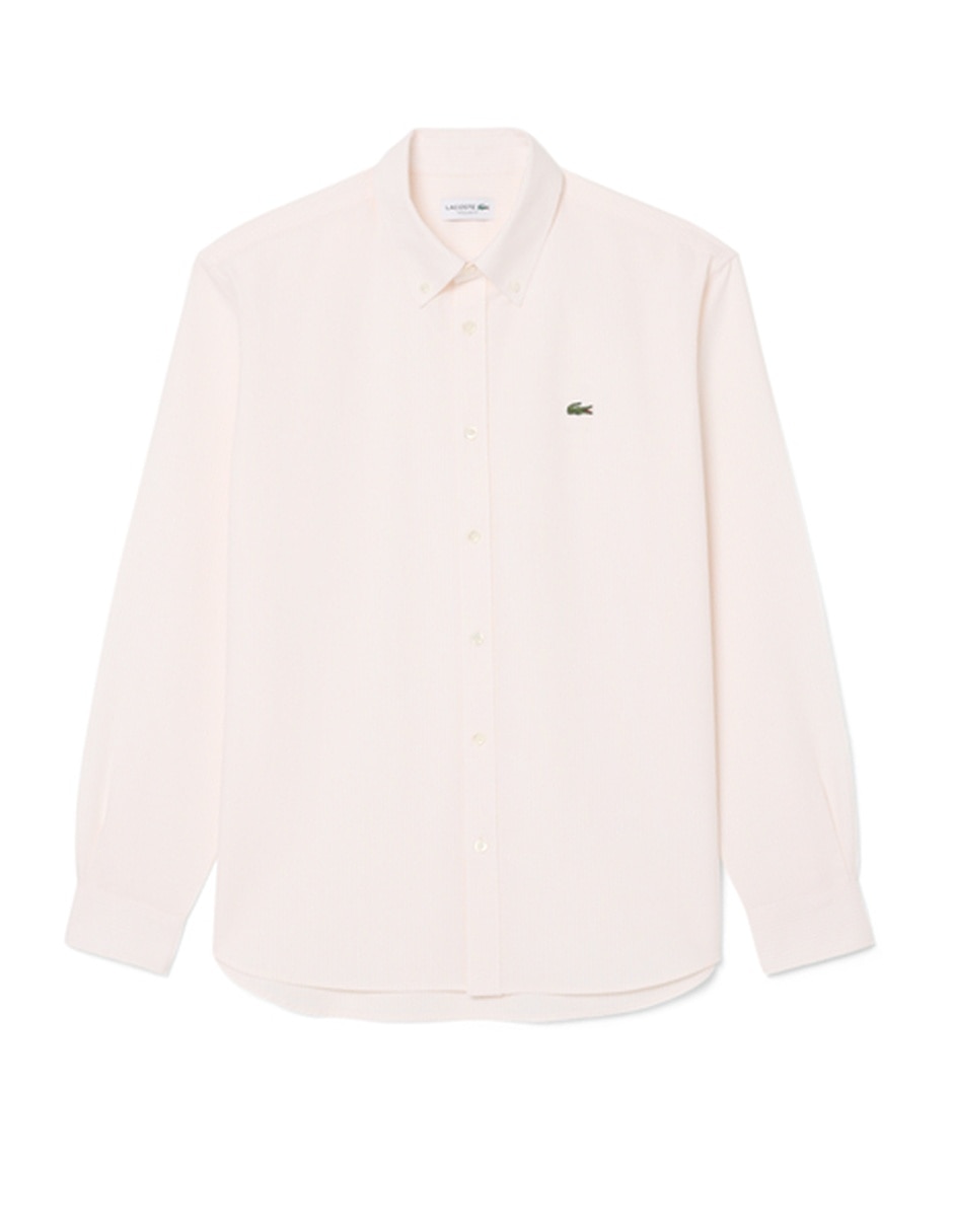 Camisa business casual de algodón manga larga para hombre 4