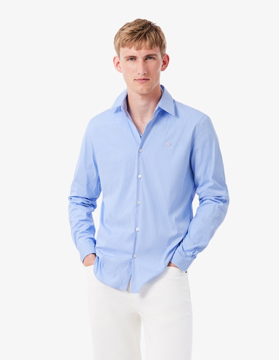Camisa casual manga larga para hombre