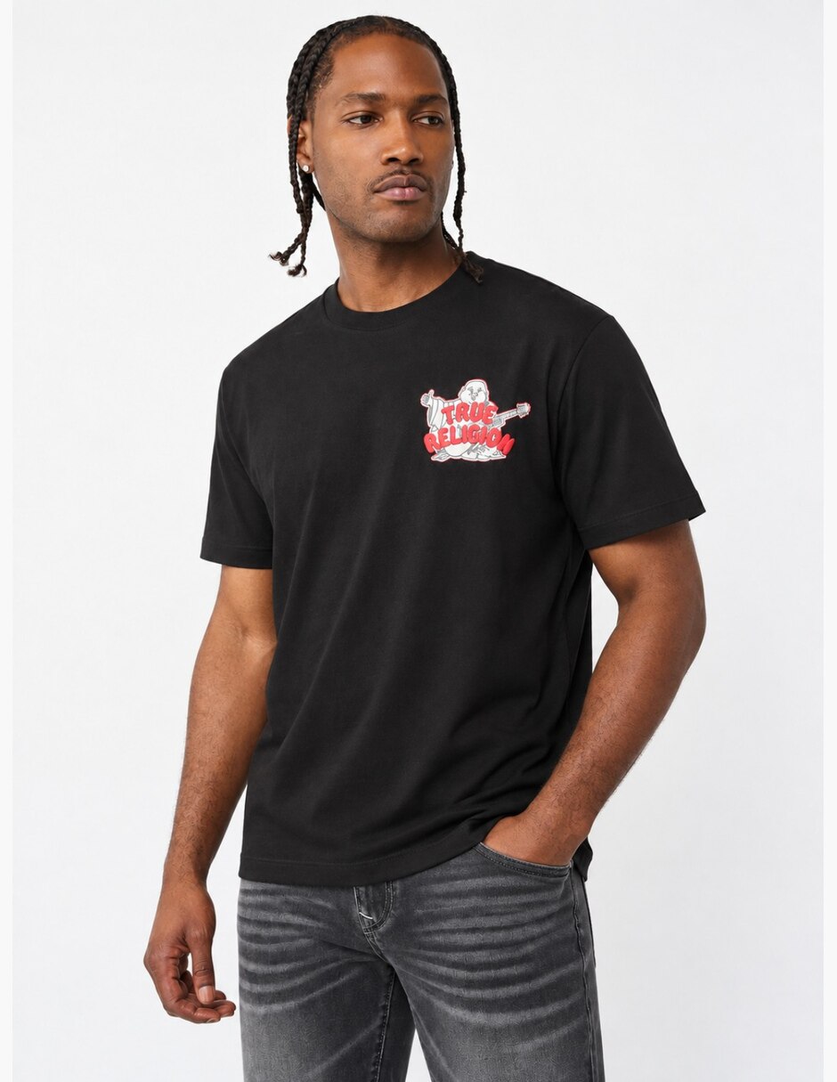 Playera cuello redondo para hombre