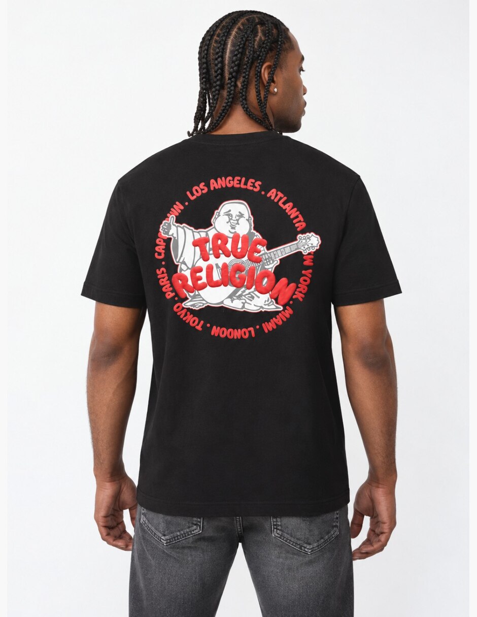 Playera cuello redondo para hombre
