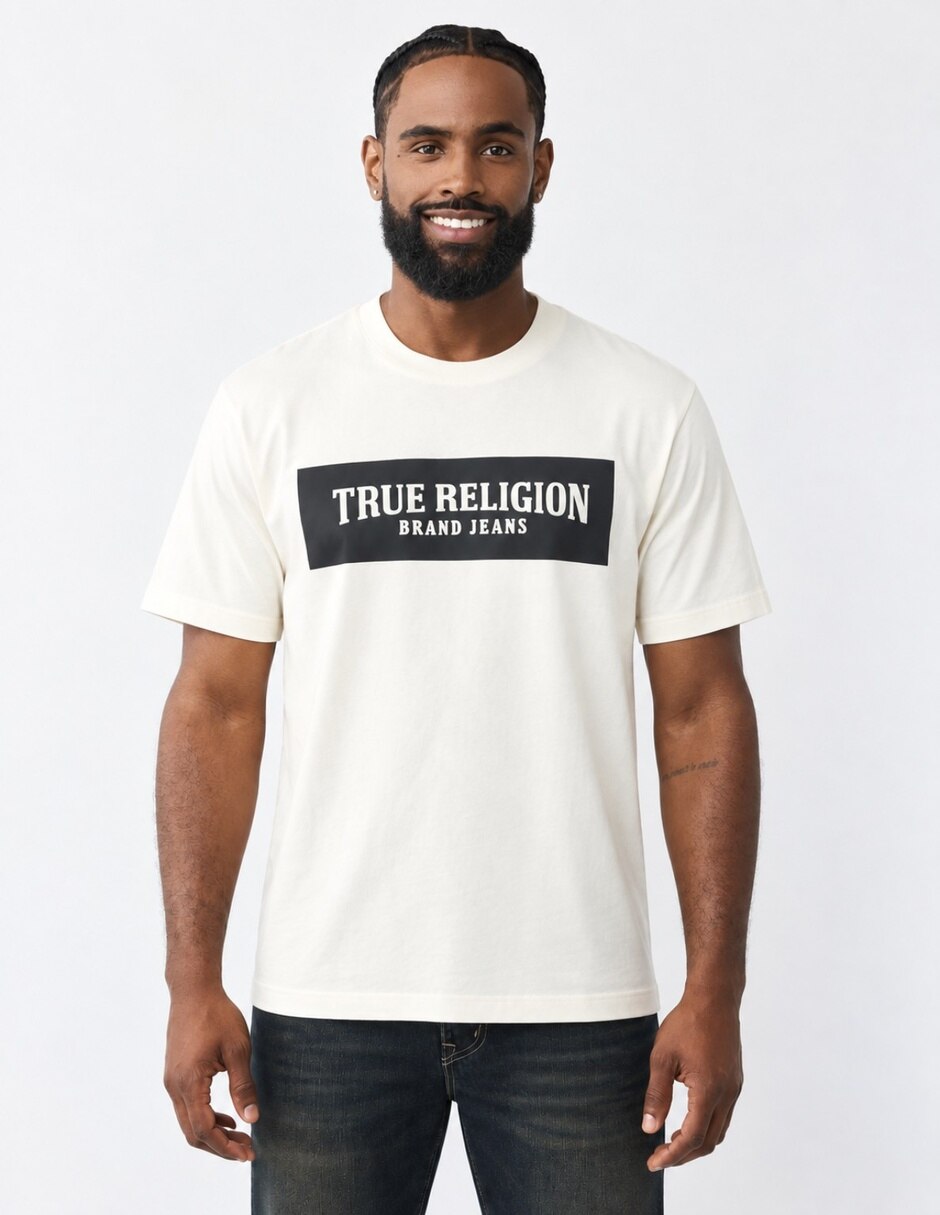 Playera cuello redondo para hombre