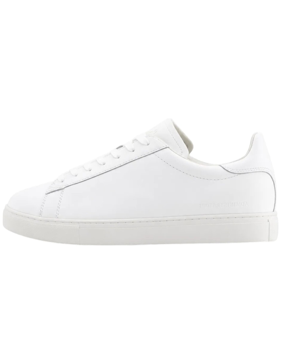 Tenis de piel Lace Up para hombre