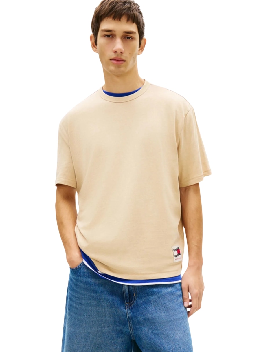 Playera cuello redondo para hombre
