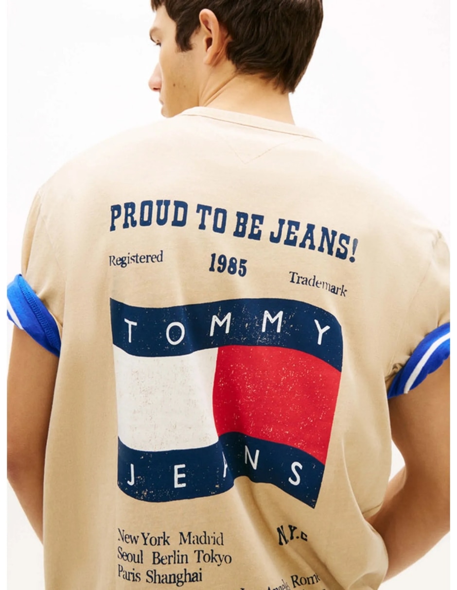 Playera cuello redondo para hombre
