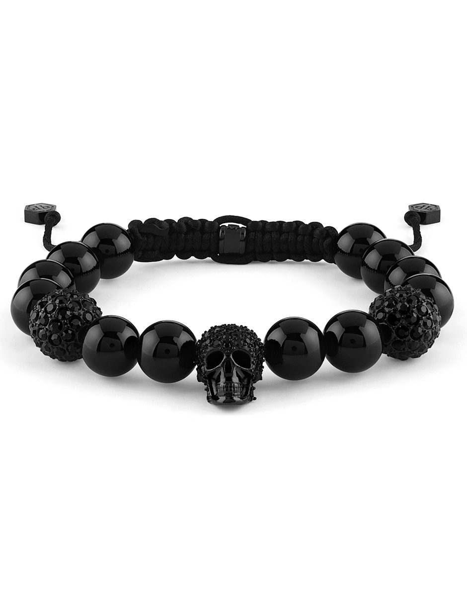 Pulsera de piedra con cristal